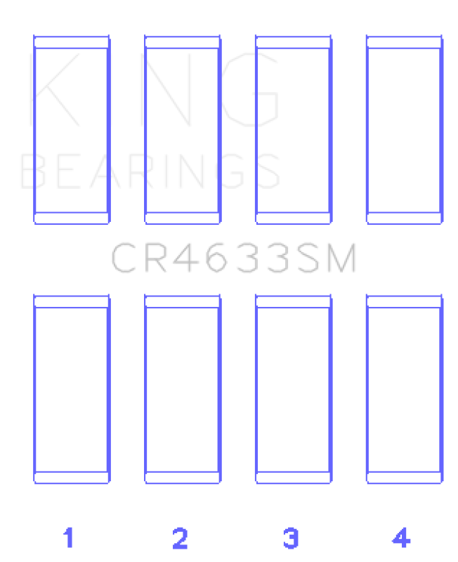Mini Cooper Connecting Rod Bearing Set - King Engine Bearings - Size +.3mm Undersize - `07-`12